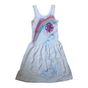 Vintage airbrushed mini dress from Madrid